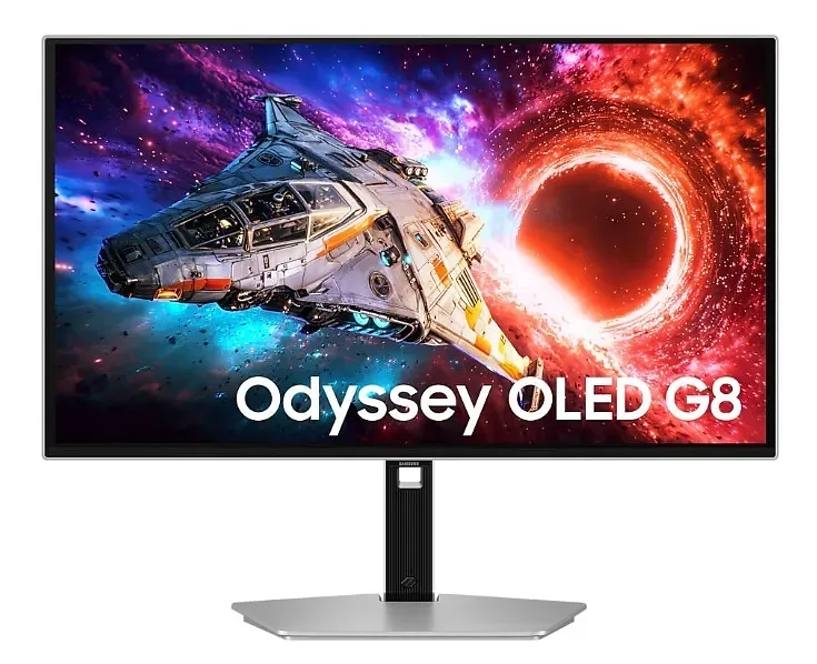 Samsung G80SH PC lamekuvar 68,6 cm (27″) 3840 x 2160 pikslit 4K Ultra HD OLED-ekraan Hõbe
