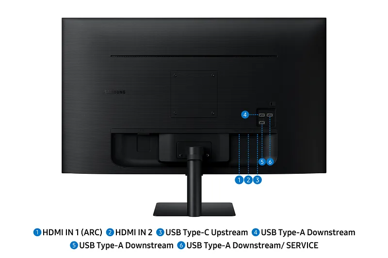 Samsung M7 M70F PC lamekuvar 81,3 cm (32″) 3840 x 2160 pikslit 4K Ultra HD LED Must