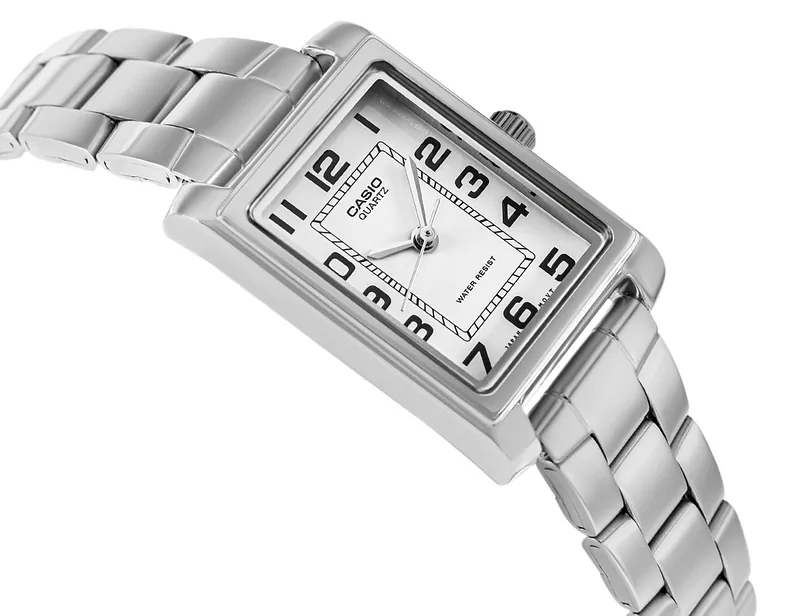 Casio Timeless LTP-1234PD-7BEG Women’s Watch 21mm Silver Case White Dial
