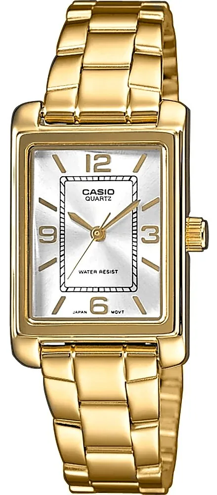 Casio Timeless LTP-1234PG-7AEG Women’s Watch 21mm Gold Case Silver Dial