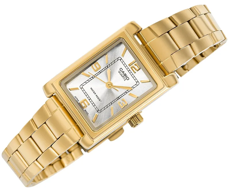 Casio Timeless LTP-1234PG-7AEG Women’s Watch 21mm Gold Case Silver Dial