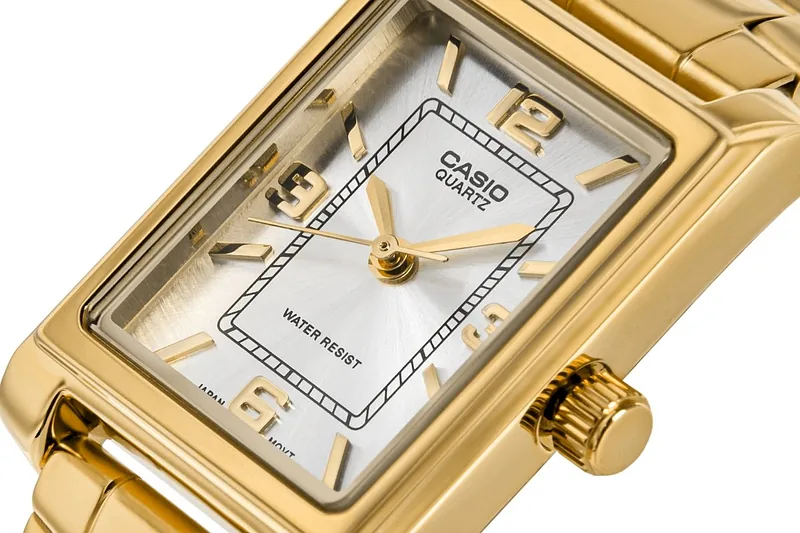 Casio Timeless LTP-1234PG-7AEG Women’s Watch 21mm Gold Case Silver Dial