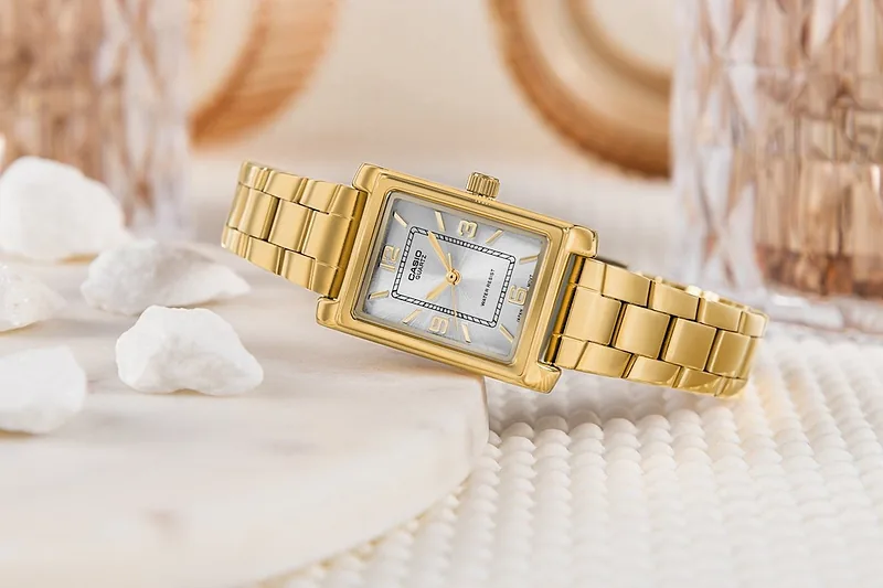 Casio Timeless LTP-1234PG-7AEG Women’s Watch 21mm Gold Case Silver Dial