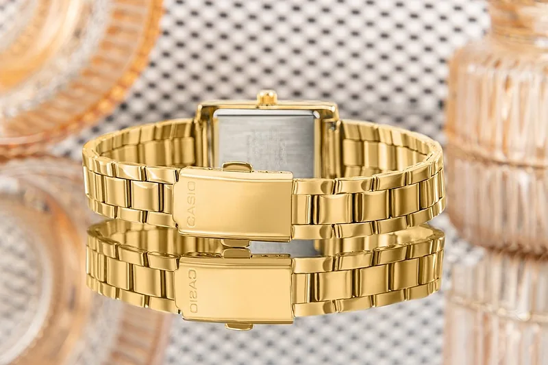 Casio Timeless LTP-1234PG-7AEG Women’s Watch 21mm Gold Case Silver Dial