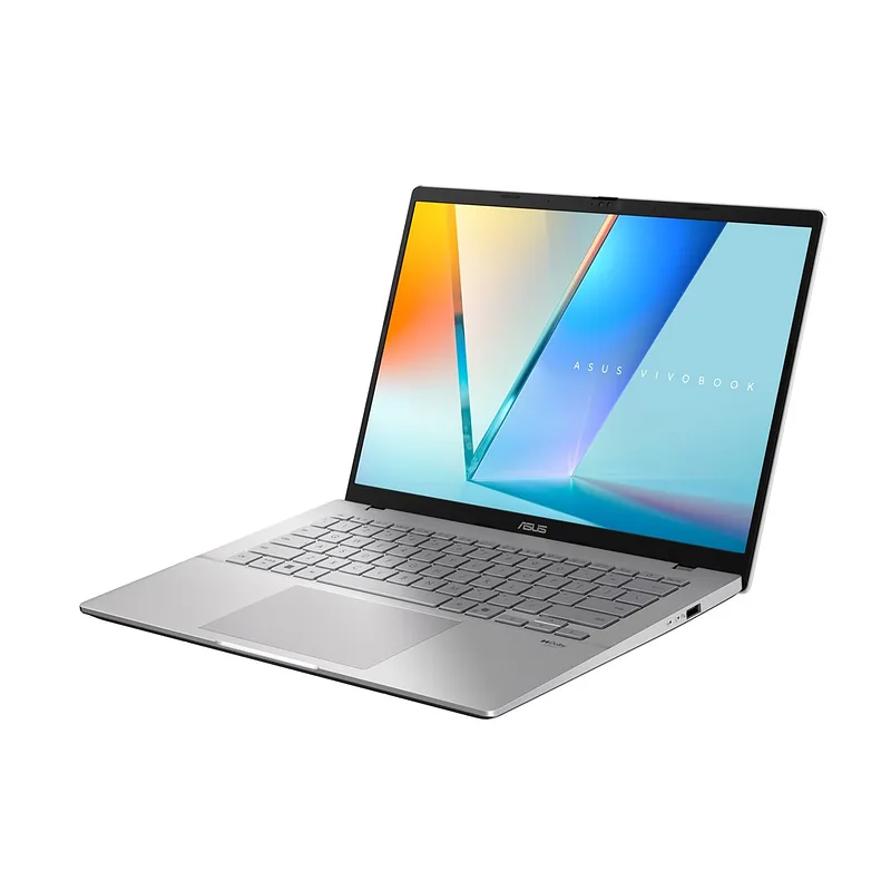 ASUS Vivobook S14 M3407GA-SF013W Ryzen AI 7 445 14.0″ WUXGA 60Hz 300 nits 16GB DDR5 512GB SSD Radeon Graphics FHD webcam 70Wh battery Windows 11 Aluminium Cool Silver
