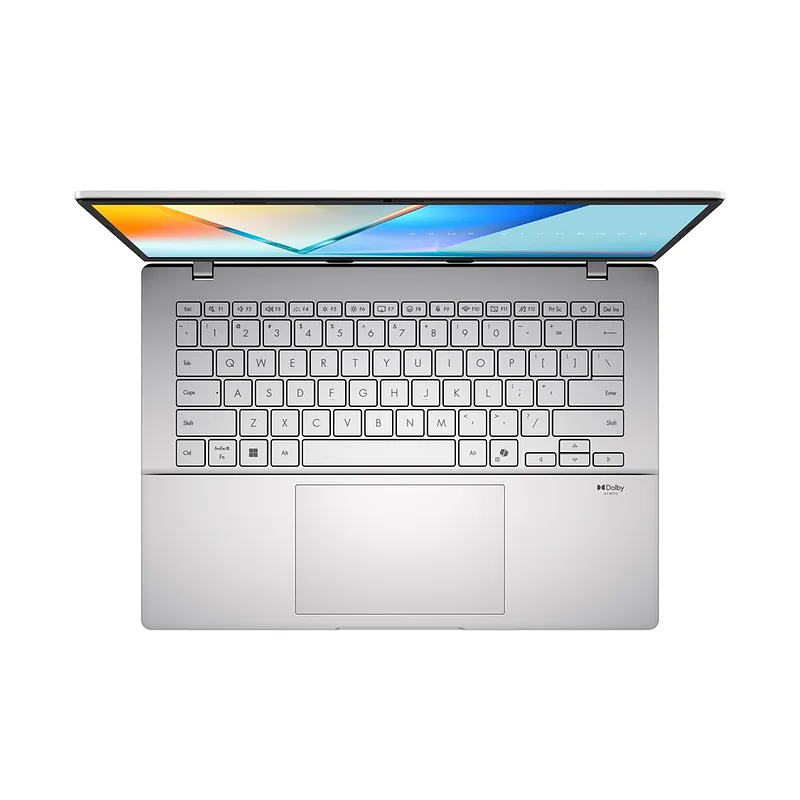 ASUS Vivobook S14 M3407GA-SF013W Ryzen AI 7 445 14.0″ WUXGA 60Hz 300 nits 16GB DDR5 512GB SSD Radeon Graphics FHD webcam 70Wh battery Windows 11 Aluminium Cool Silver