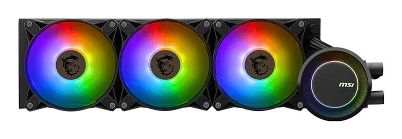 MSI MAG CORELIQUID E360 arvuti jahutussüsteem Emaplaat, Protsessor Vedeljahutuskomplekt 12 cm Must