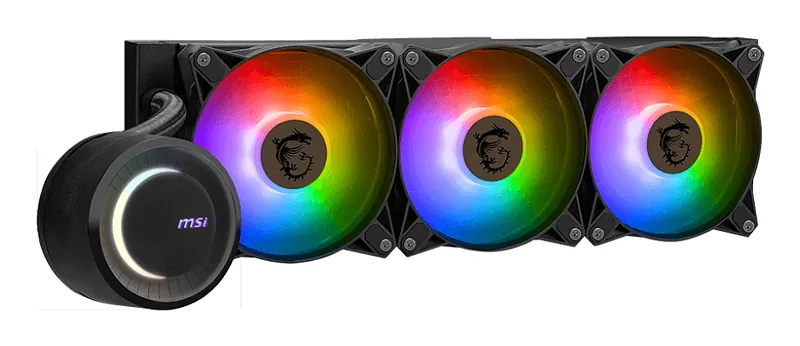 MSI MAG CORELIQUID E360 arvuti jahutussüsteem Emaplaat, Protsessor Vedeljahutuskomplekt 12 cm Must
