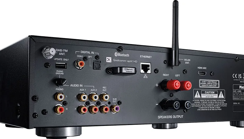 Magnat MC 400 – Network Player 40 W, 2.0 ch. stereo, black