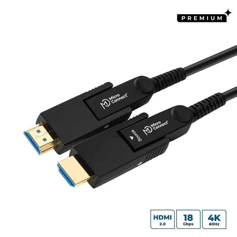 Microconnect MC-HDMIDD-10V2.0DOP HDMI-kaabel 10 m HDMI tüüp A (Standard) Must