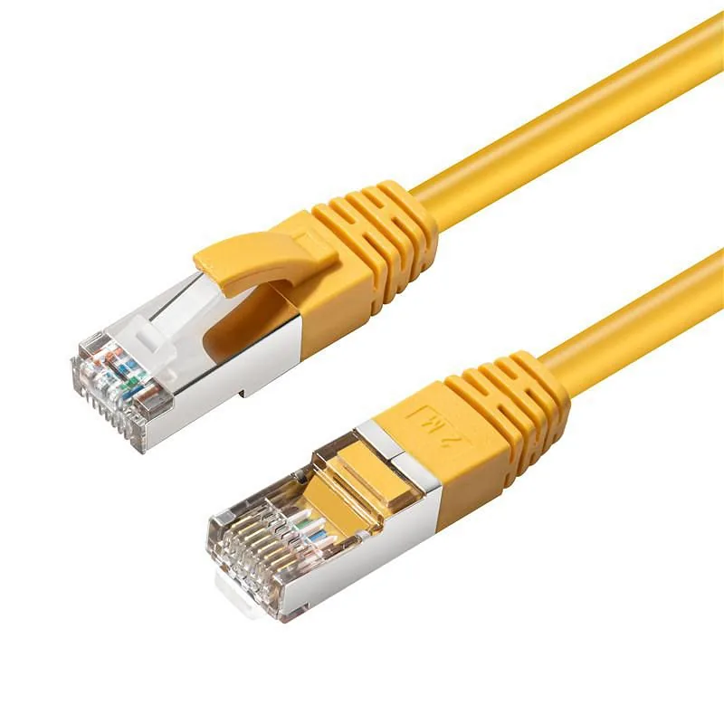 CAT6A S/FTP 7.5m Yellow LSZH