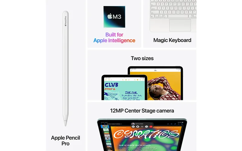 Apple iPad Air 11″ M3 512 GB WiFi + 5G 2025, sinine (MCG54)