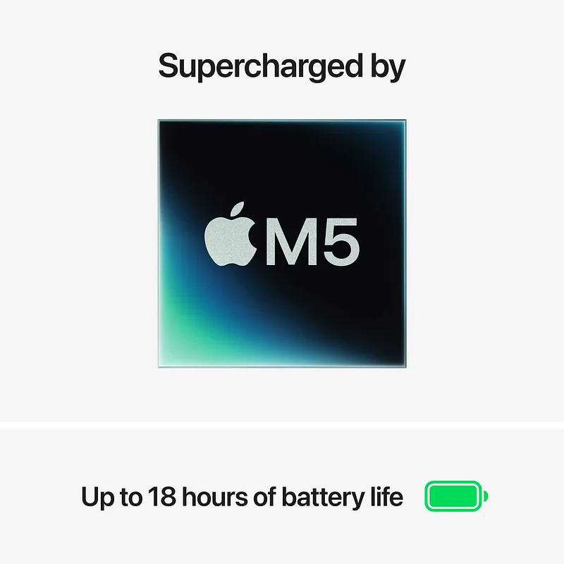Apple MacBook Air 13,6 Retina M5 16GB 512SSD EN Silver MDH74ZE/A
