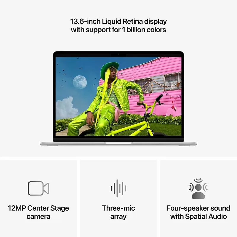 Apple MacBook Air 13,6 Retina M5 16GB 512SSD EN Silver MDH74ZE/A