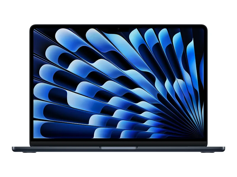 Apple MacBook, Air, Midnight, 13.6 ", 2560 x 1664 pixels, WQXGA, Apple M5, 16 GB, Solid-state drive capacity 512 GB, Apple M5 chip 10-core CPU/8-core GPU, macOS, 802.11a/b/g/n/ac/ax/be, Bluetooth version 6.0, Keyboard language Swedish, Keyboard backlit