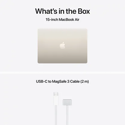 Apple MacBook Air 15,3 Retina M5 16GB 512SSD EN Starlight MDVD4ZE/A