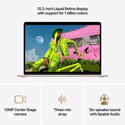 Apple MacBook Air 15,3 Retina M5 16GB 512SSD EN Starlight MDVD4ZE/A