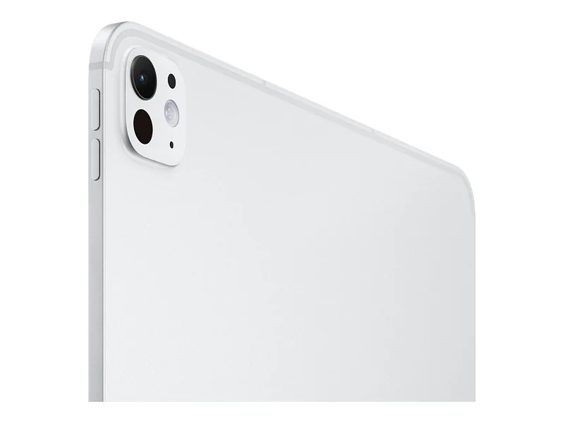 Apple, iPad Pro Wi-Fi + Cellular, 13 “, Silver, OLED, Ultra Retina XDR, 2752 x 2064 pixels, Apple M5, 12 GB, 512 GB, 3G, 4G, 5G, Wi-Fi, Front camera, 12 MP, Rear camera, 12 MP, Bluetooth, 6, iPadOS, USB-C charging cable
