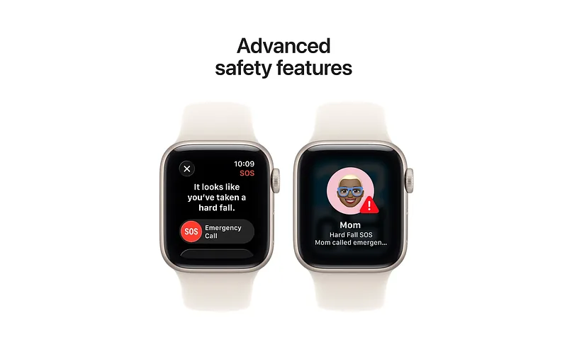 Apple Watch SE 3 (GPS + Cellular) 40 mm tähtivalge alumiiniumkorpus ja tähtivalge spordirihm, S/M