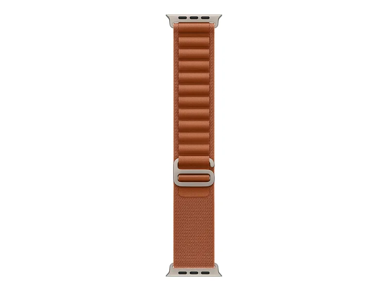 Apple 49mm Terra Cotta Alpine Loop - Medium - Natural Titanium Finish, Apple