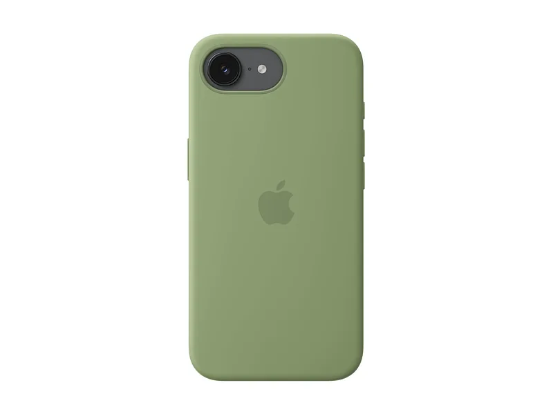 Apple iPhone 17e Silicone Case with MagSafe – Light Moss, Apple