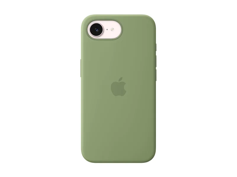 Apple iPhone 17e Silicone Case with MagSafe – Light Moss, Apple