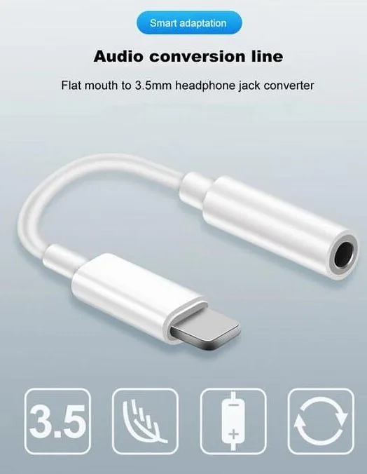 Mocco 3.5 mm to Lightning Audio Adapter for Apple