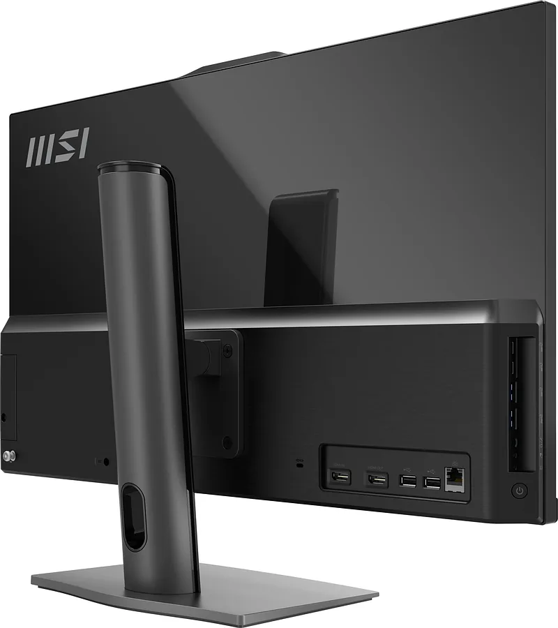 MSI Modern AM272P 1M-845EU kõik-ühes PC/tööjaam Intel Core 7 150U 68,6 cm (27″) 1920 x 1080 pikslit Kõik ühes PC 16 GB DDR5-SDRAM 1 TB SSD Windows 11 Pro Wi-Fi 6E (802.11ax) Must