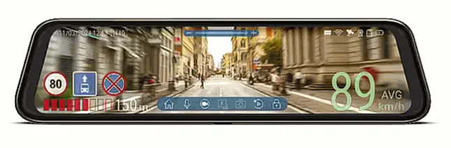 Navitel MR750 Advanced Smart Mirror Black