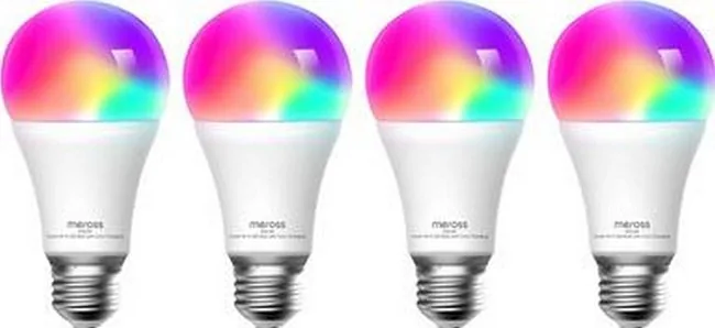 Inteligentna żarówka LED WiFi Meross MSL120 (HomeKit) (czteropak)