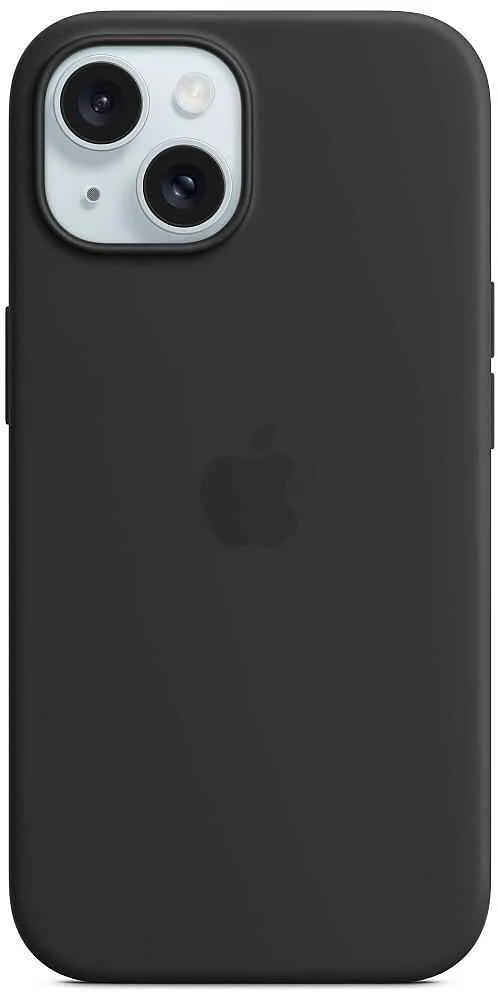 Apple "Silicone Case with MagSafe iPhone 15 Plus (MT103ZM/A)" Black