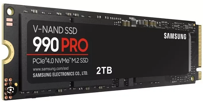 Samsung 990 PRO 2 TB M.2 PCI Express 4.0 NVMe V-NAND MLC