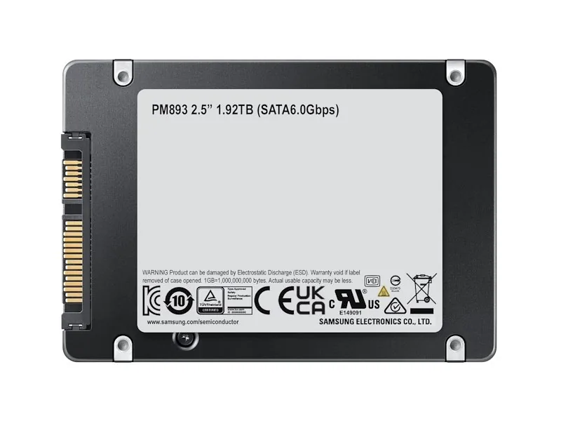SSD Samsung PM893 1.92TB SATA 2.5″ MZ7L31T9HBLT-00A07 (DWPD 1)