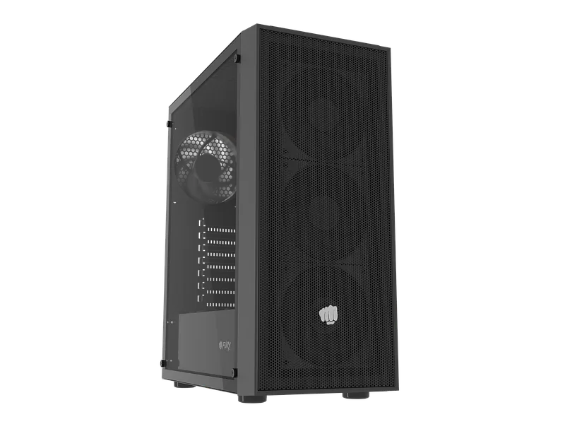 Fury PC Case, SHOBO SH8F, Black, Midi Tower