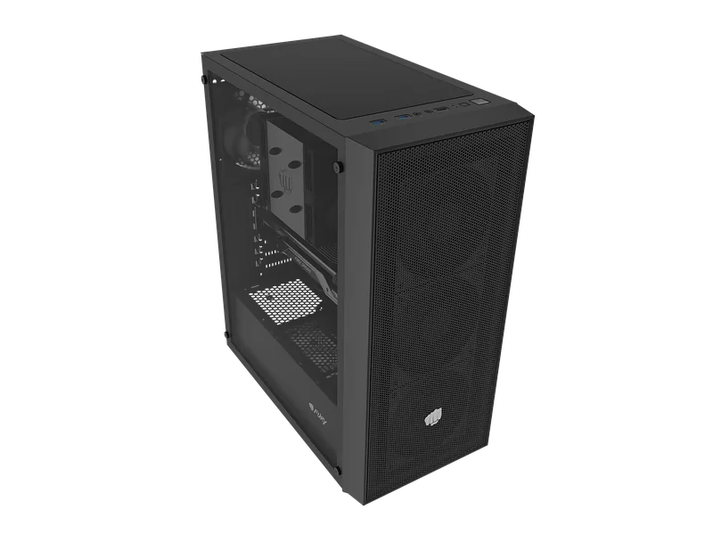 Fury PC Case, SHOBO SH8F, Black, Midi Tower