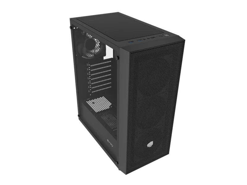 Fury PC Case, SHOBO SH8F, Black, Midi Tower