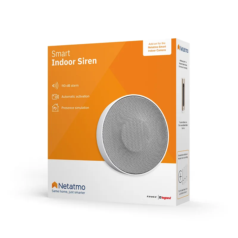 Netatmo NA-NIS01 Juhtmevaba sireen Hoonesisene Valge