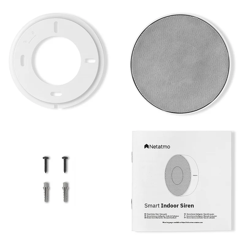 Netatmo NA-NIS01 Juhtmevaba sireen Hoonesisene Valge