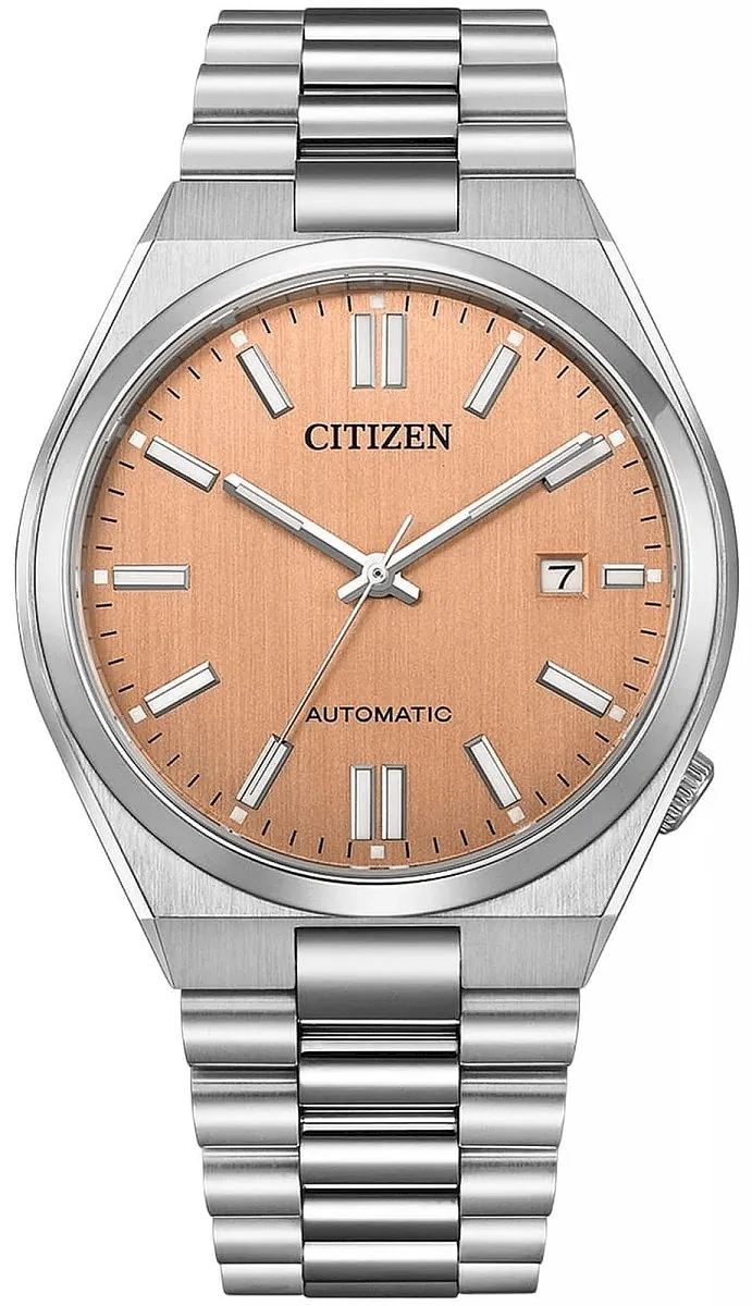 Citizen Tsuyosa Men’s Watch 40mm Salmon Dial Stainless Steel Bracelet