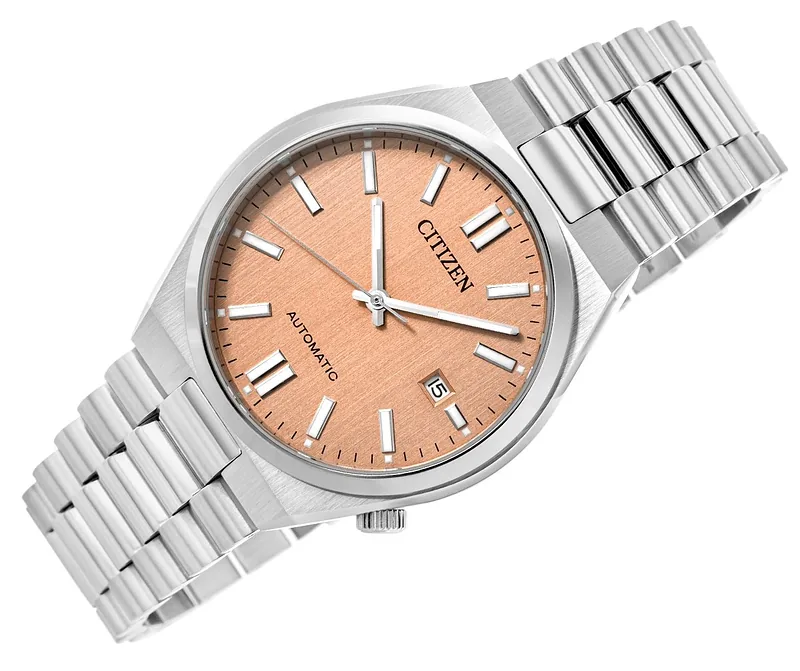 Citizen Tsuyosa Men’s Watch 40mm Salmon Dial Stainless Steel Bracelet