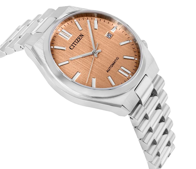 Citizen Tsuyosa Men’s Watch 40mm Salmon Dial Stainless Steel Bracelet