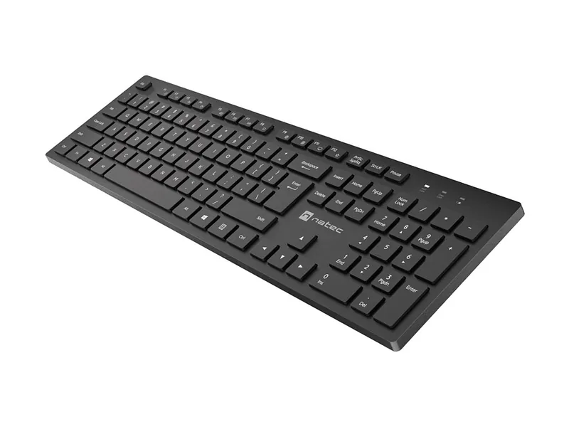 Natec Herring, Keyboard, Wireless, US, Black