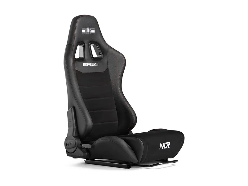 Next Level Racing, PU Leather & Suede, Reclining Seat, ERS5 Elite PU Leather & Suede Edition, Black