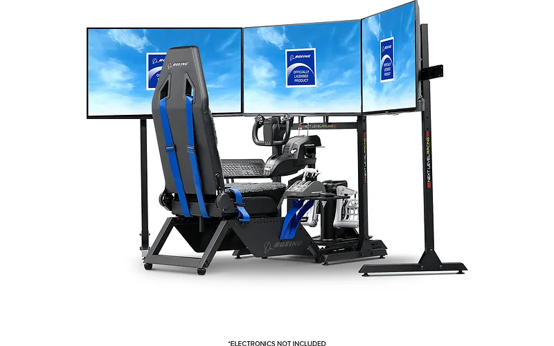 Next Level Racing Boeing Flight Simulator Commercial -lennusimulaattorin ohjainteline