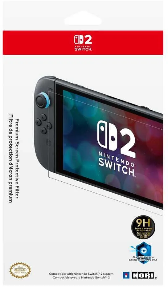 Hori Premium Screen Protective Filter Nintendo Switch 2