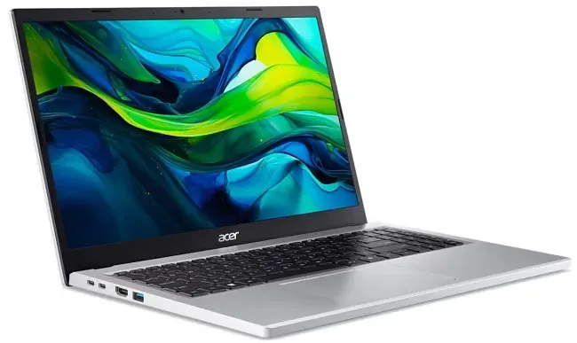 Acer Aspire Go 15 – Core 3 N355 | 15,6” | 8GB | 128GB + 256GB | W11H | Srebrny