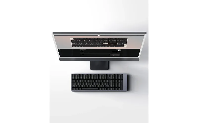 Lofree Flow 2 100 Kailh Pulse Tactile mehaaniline klaviatuur, must