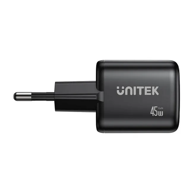 Unitek 45W, 2xUSB-C, PD 3.0, QC, czarna