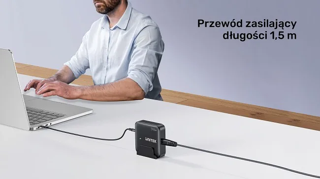Unitek Ładowarka biurkowa GaN 70W 2xUSB-A 2xUSB-C