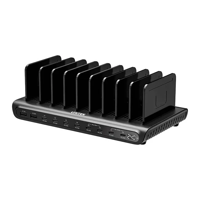Unitek 10-portowa stacja ładowania USB-C i USB-A 240W